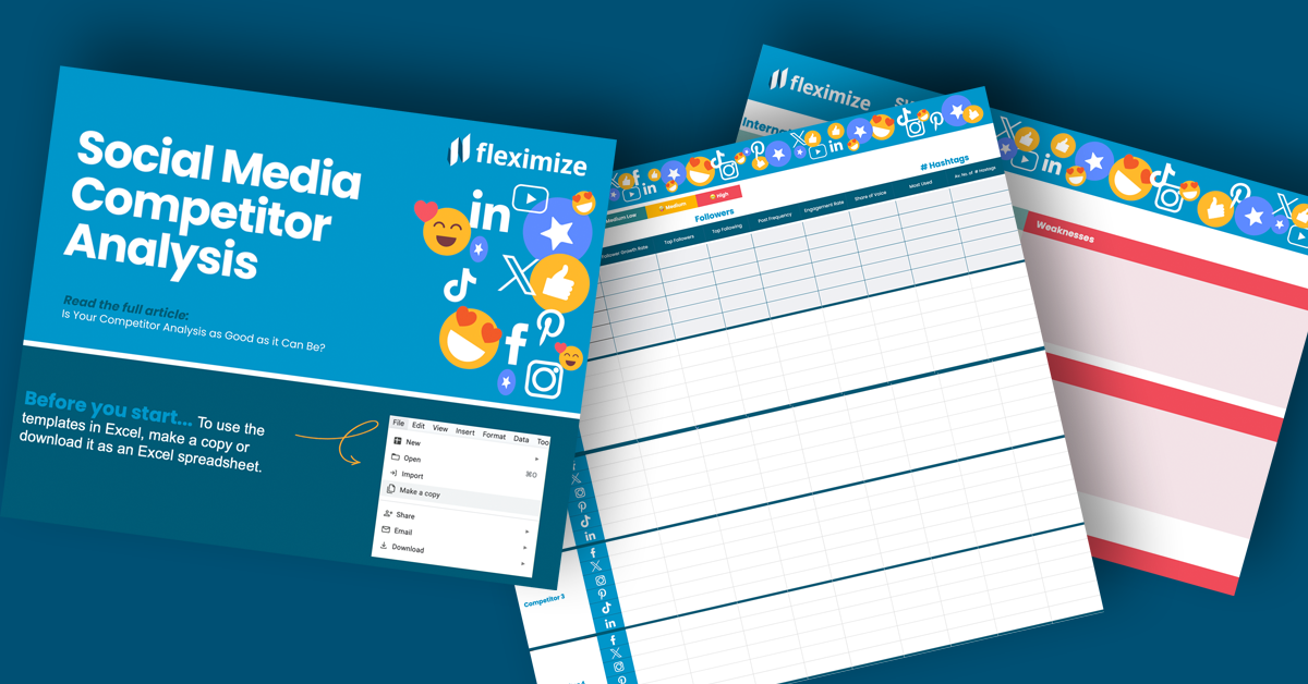 Social Media Competitor Analysis Template for SMEs - Fleximize